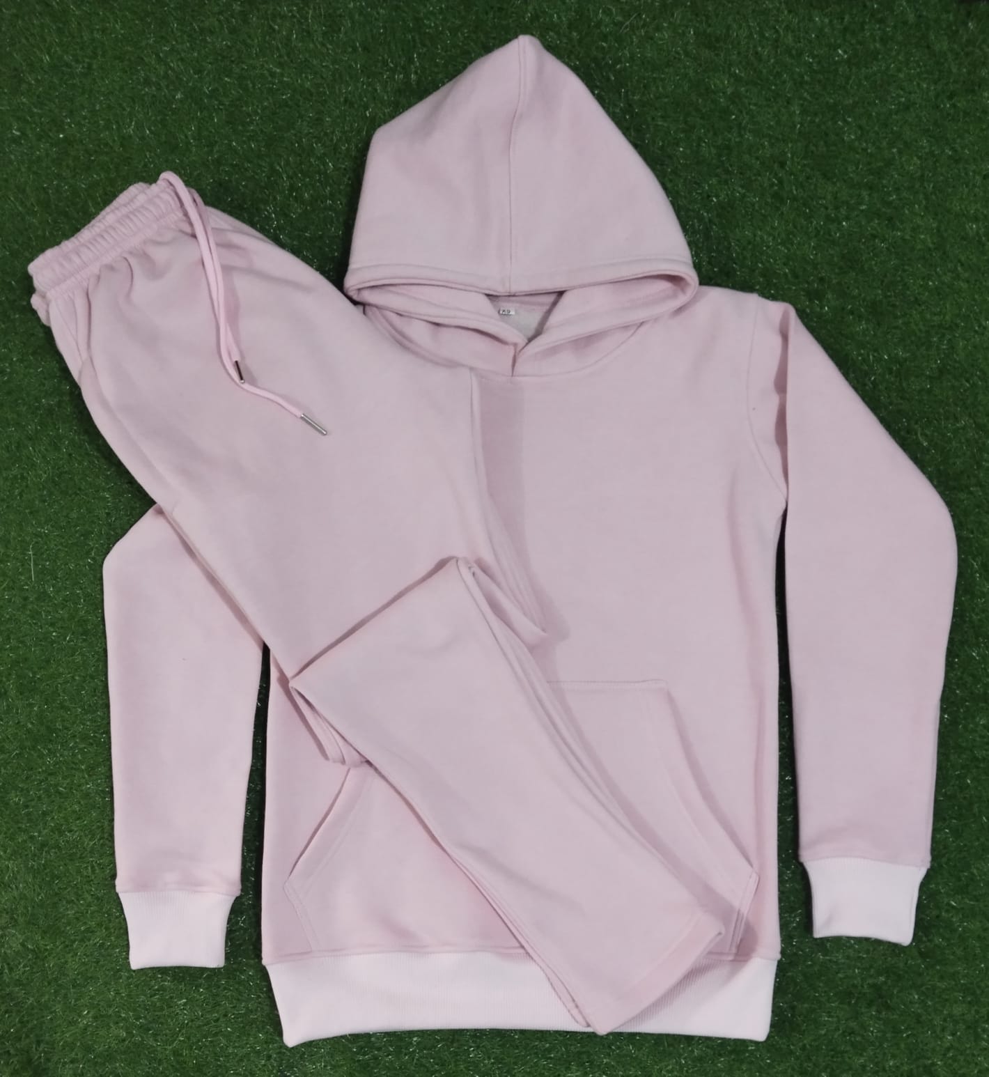Soft Blush Pullover Fleece Hoodie | Classic Fit