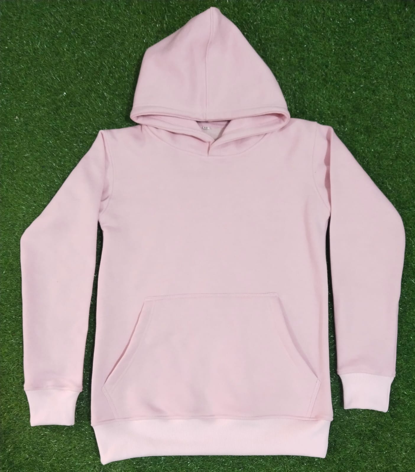 Soft Blush Pullover Fleece Hoodie | Classic Fit